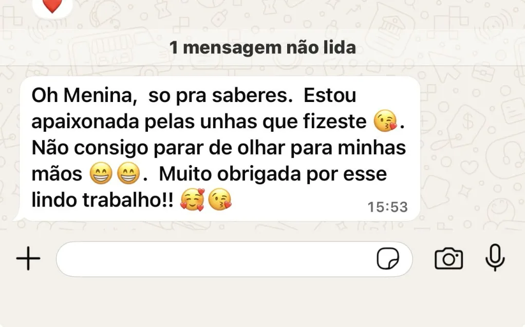 Feedback de aluna